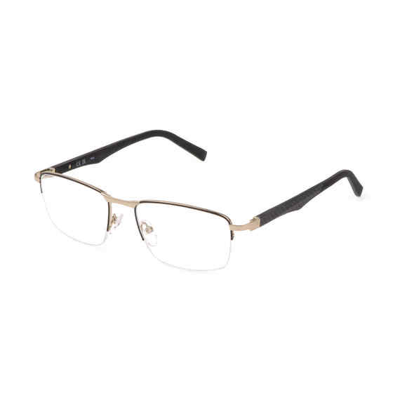 FILA OPTICAL VFI444 Eyeglasses ROSE-GOLD-BLACK-0301 55mm